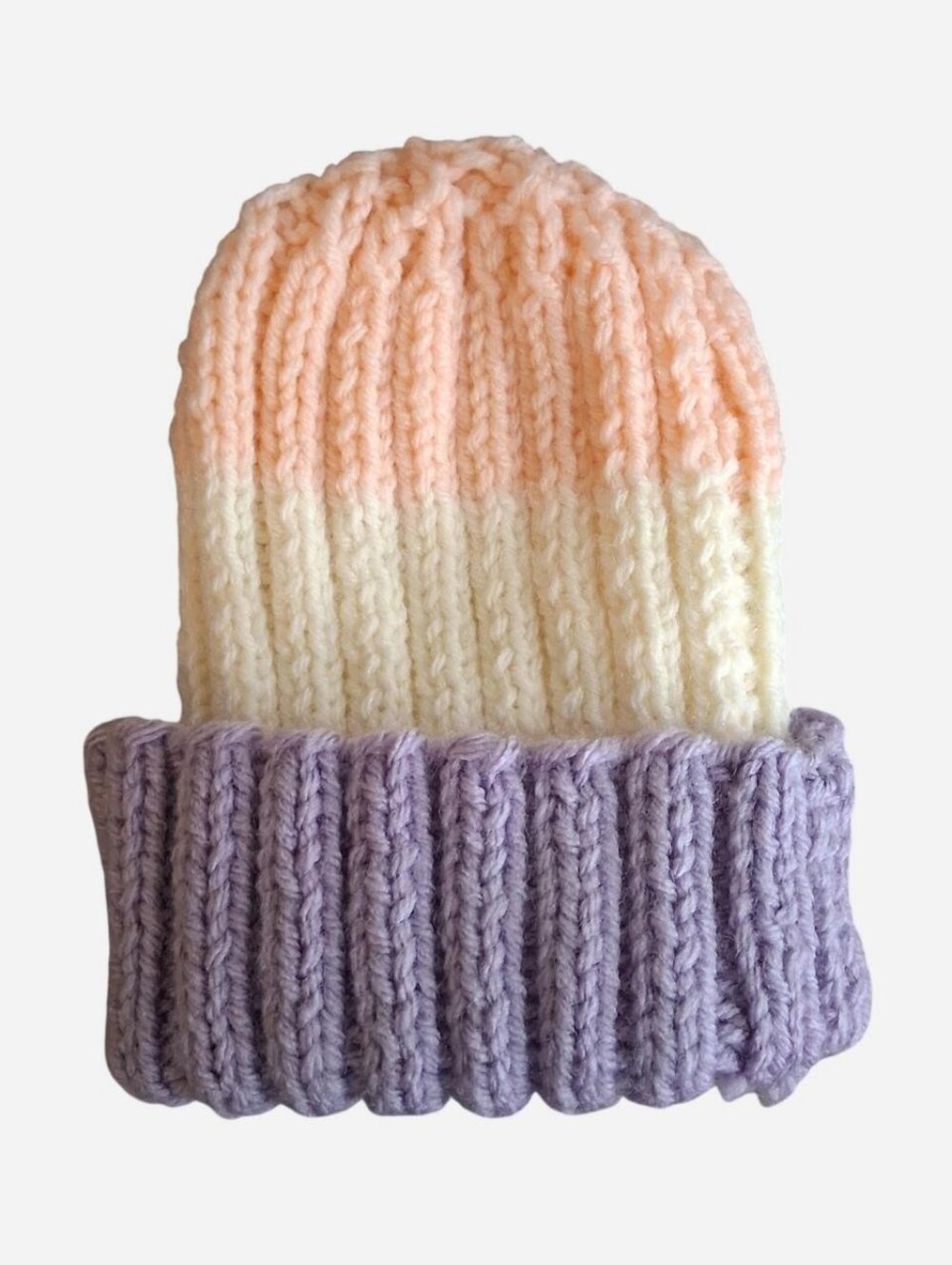 Handmade Crocheted Infant Babygirl Acrylic Beanie Hat One Size